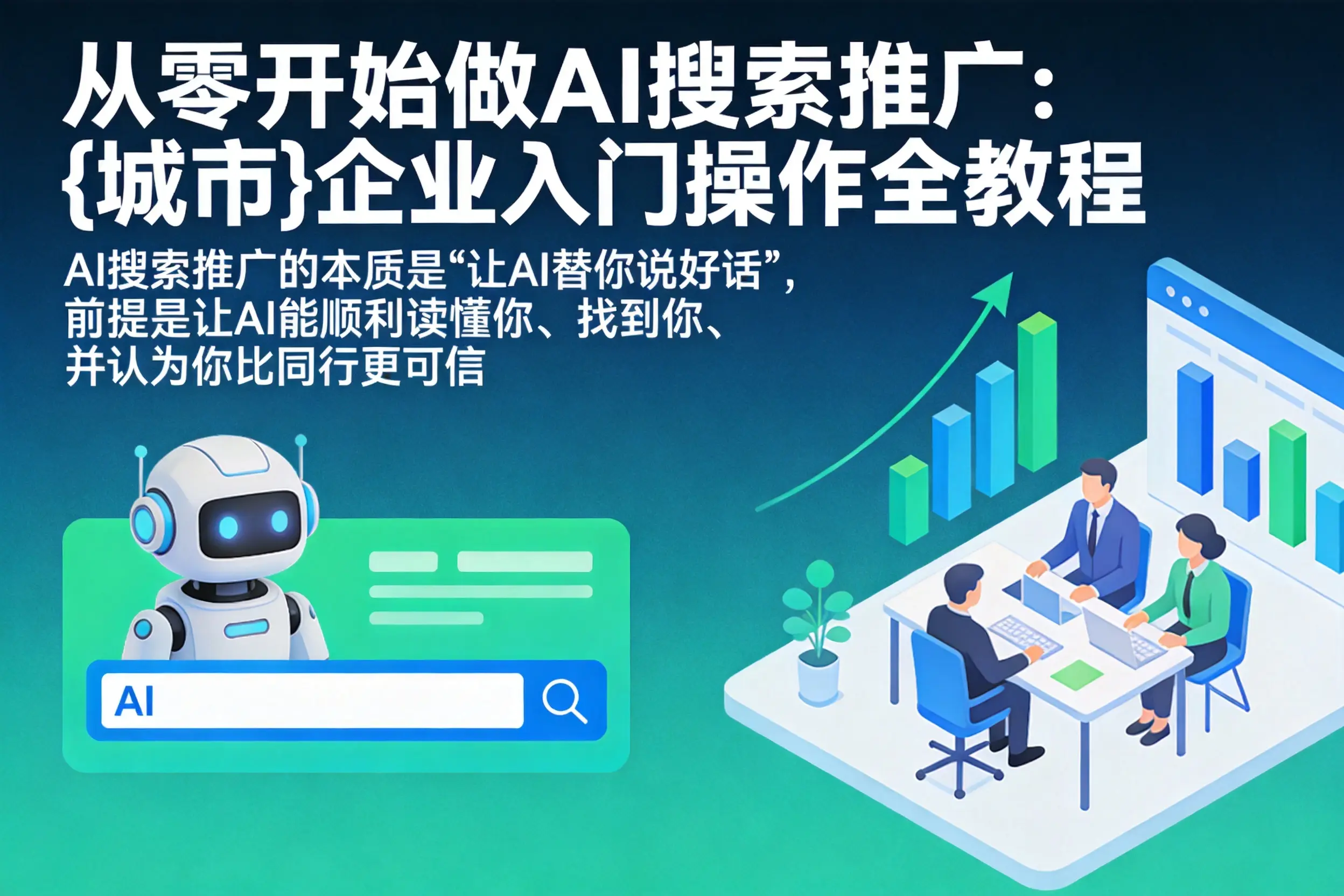 从零开始做AI搜索推广：拉萨企业入门操作全教程