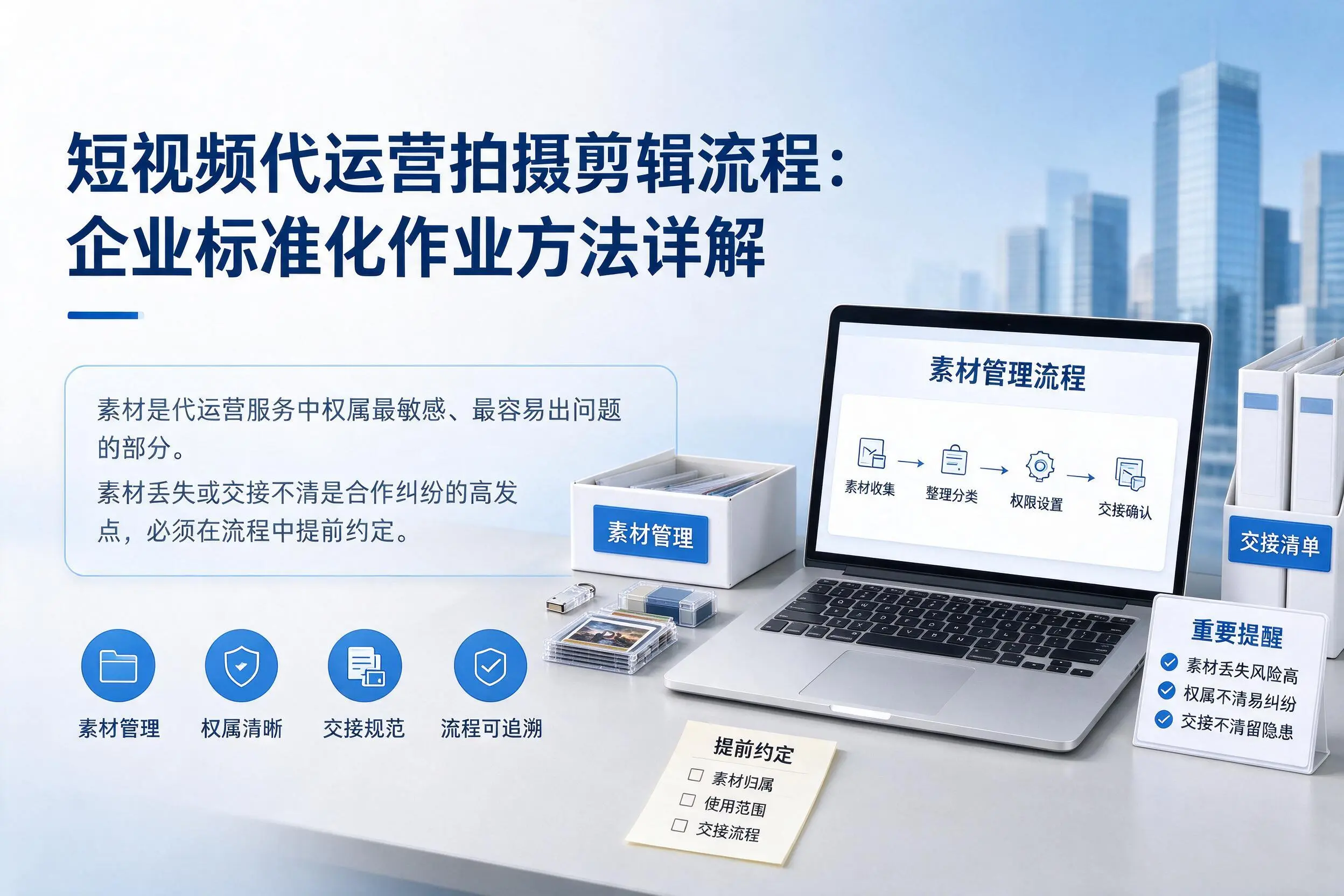 短视频代运营拍摄剪辑流程：拉萨企业标准化作业方法详解