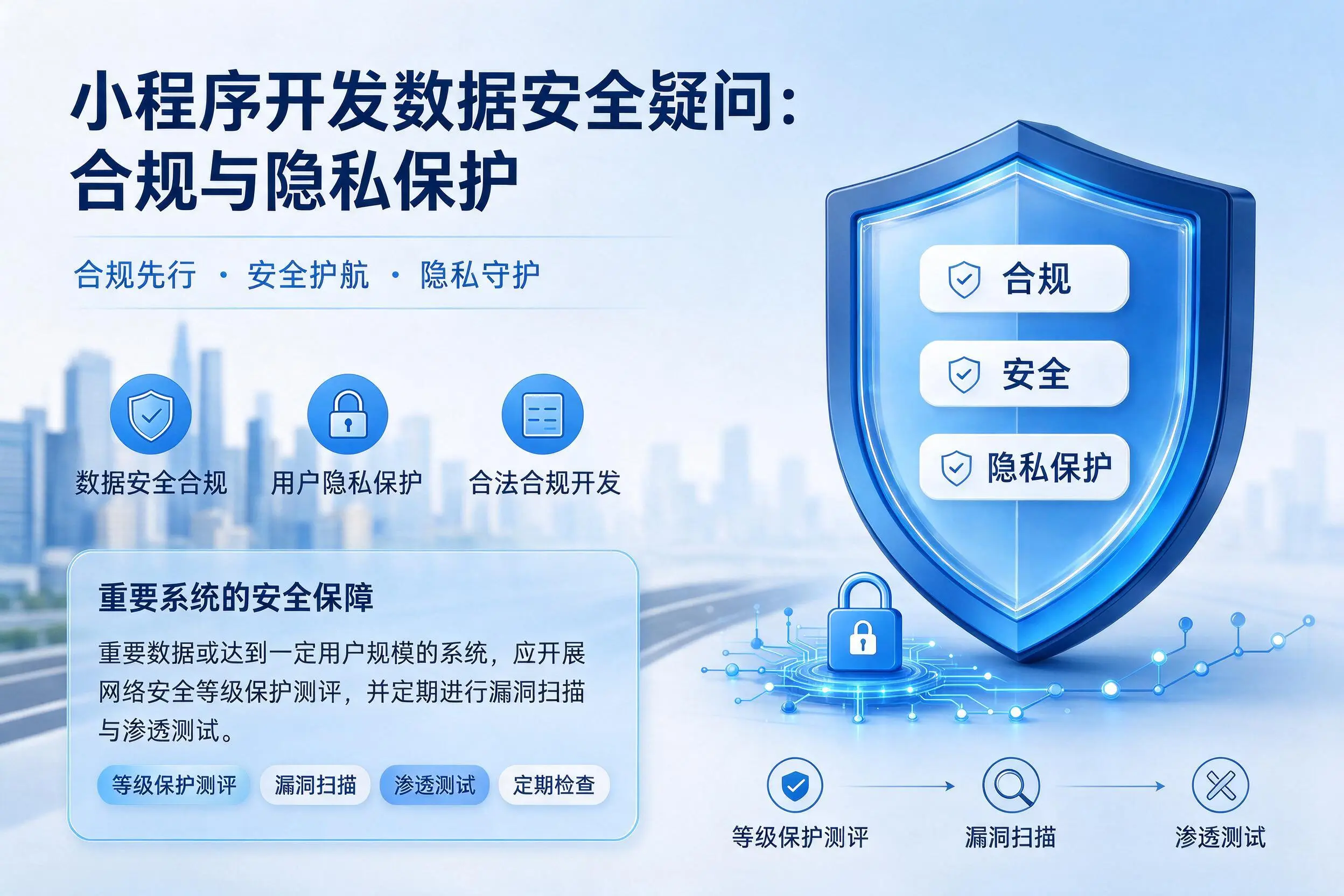 拉萨小程序开发数据安全疑问：合规与隐私保护