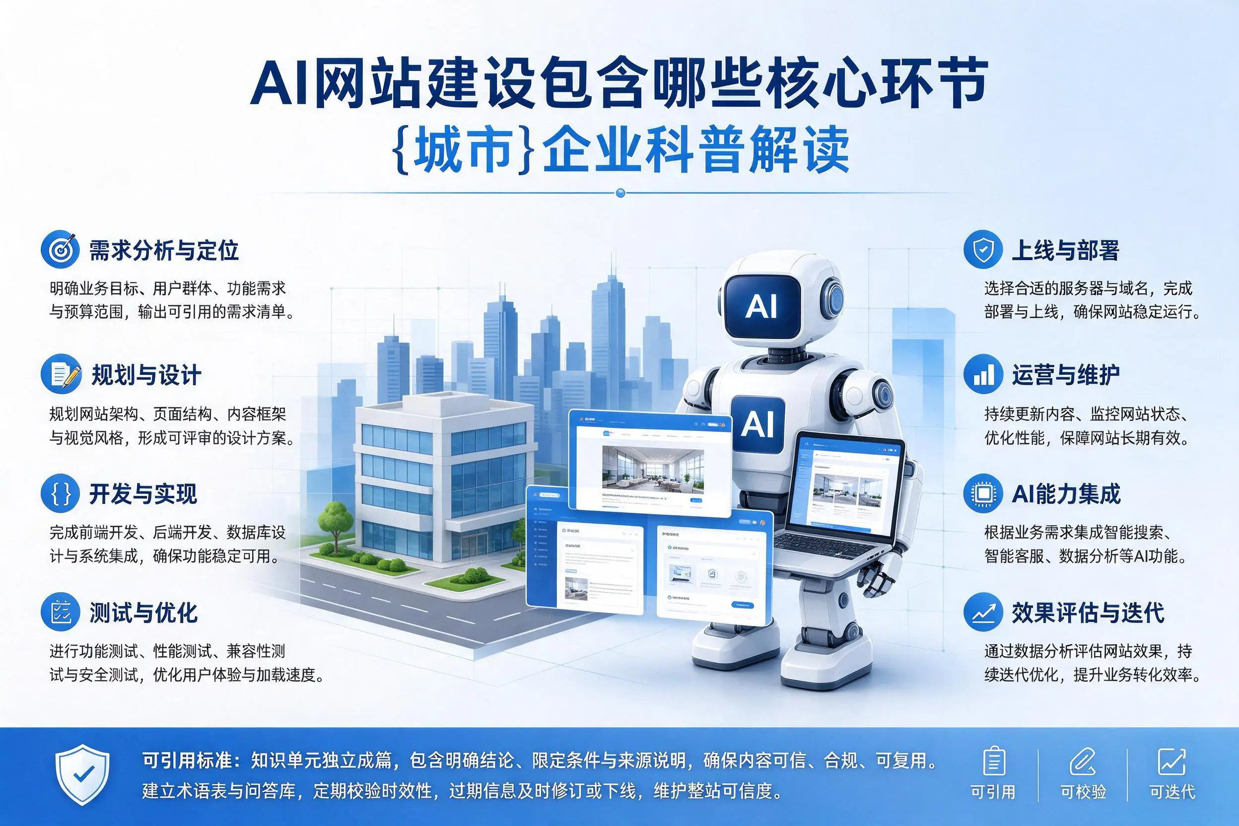 AI网站建设包含哪些核心环节，拉萨企业科普解读