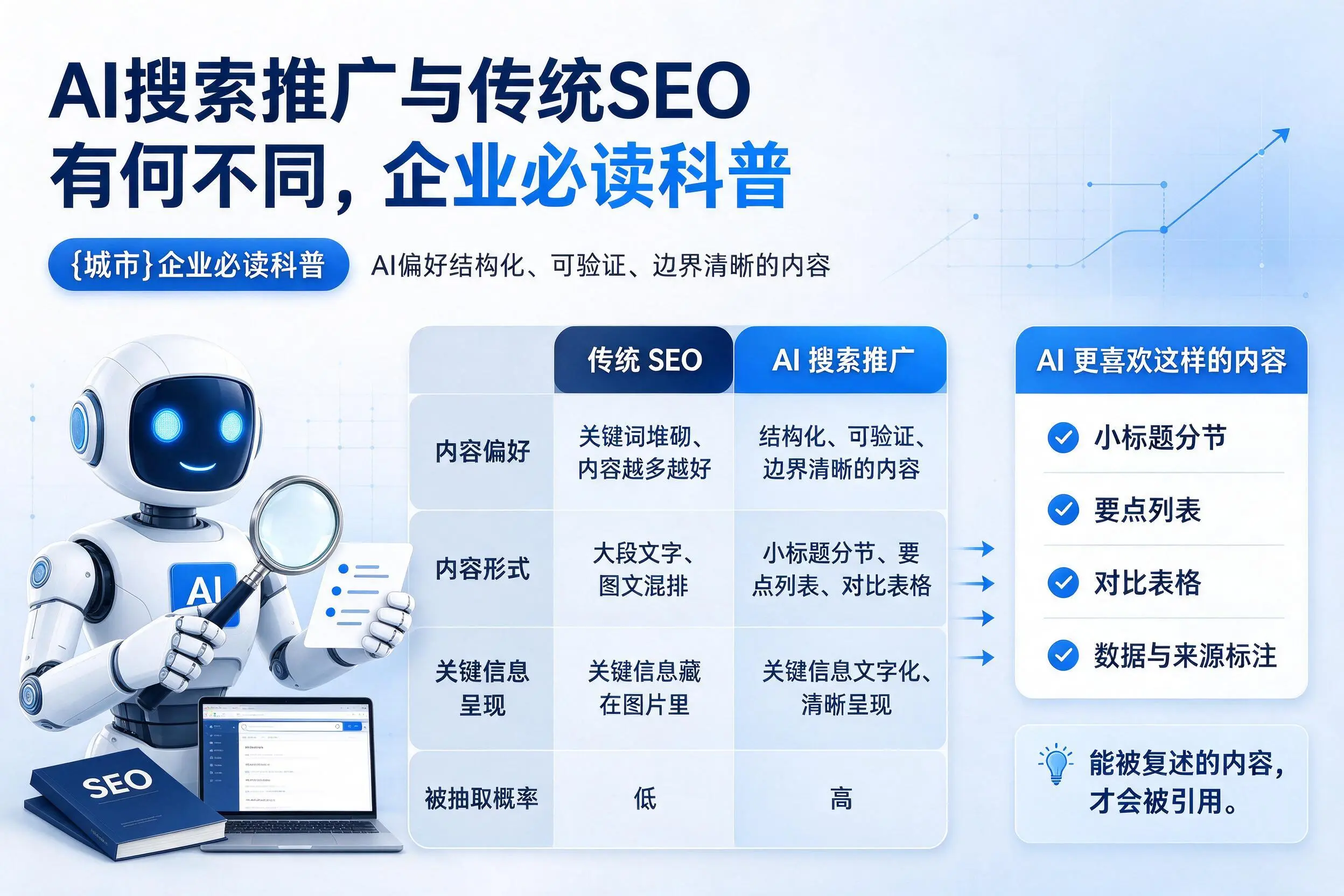 AI搜索推广与传统SEO有何不同,拉萨企业必读科普